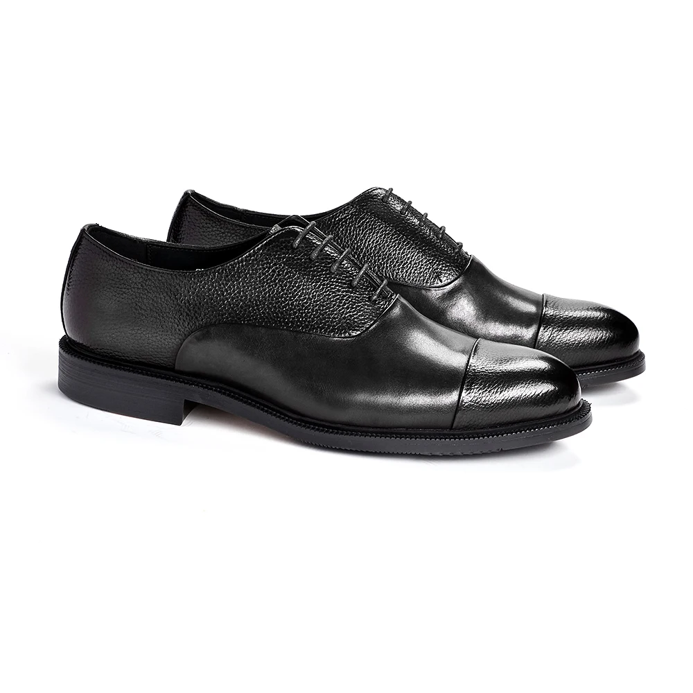 Men'S Formal Wear For A Wedding - Sepatu Oxford Kulit Sapi Asli Buatan