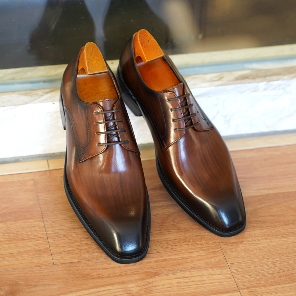 Men'S Formal Wear For Office - Sepatu Kasual Bisnis Pria Derby Kulit
