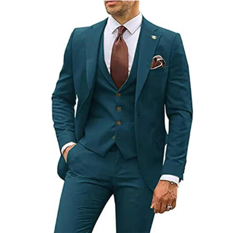 Men Formal Party Wear Dress - Setelan Pria untuk Pernikahan 3 Potong