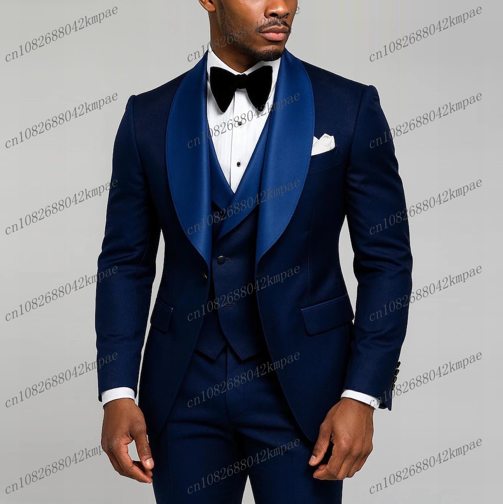 Setelan Jas Pria Formal Biru D - Men'S Formal Wear For A Wedding ulasan dan harga