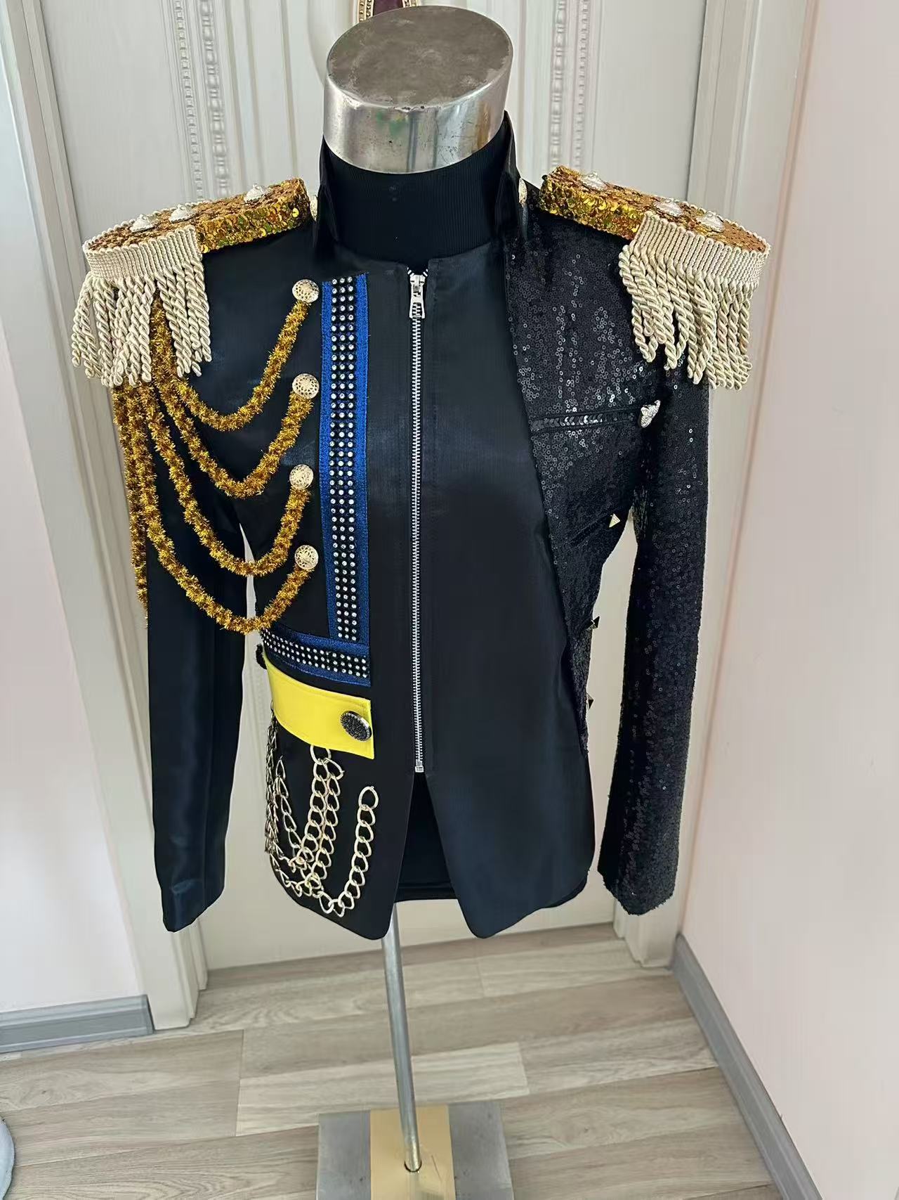 Jaket Royal Rumbai Pria Baru G - Men Formal Party Wear Dress ulasan dan harga