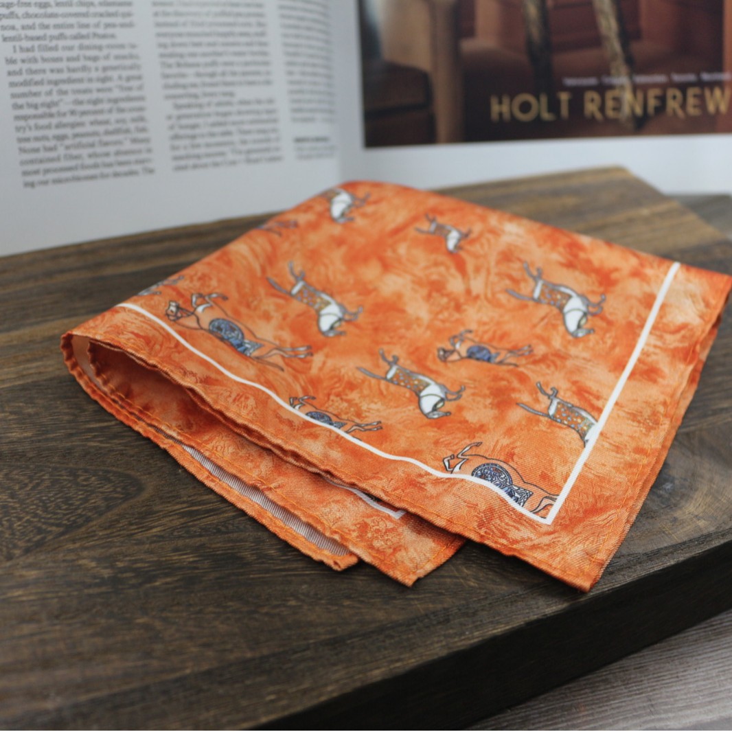 Sapu Tangan Pria Motif Vintage - Men Formal Wear With Scarf ulasan dan harga