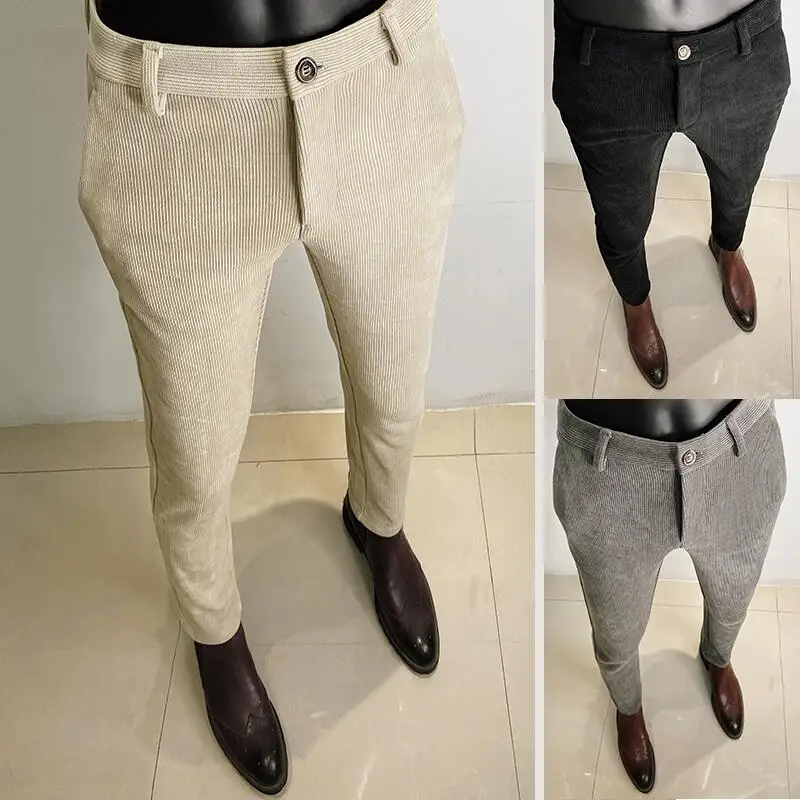 Celana setelan wol tebal pria, - Men'S Formal Wear For Office ulasan dan harga