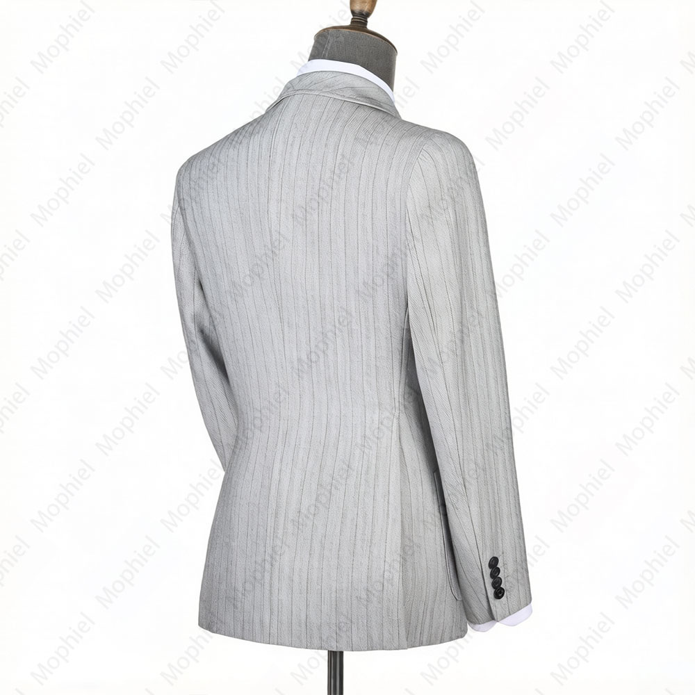 Jas Pria Mophiel Abu-Abu Muda  - Men'S Formal Wear For A Wedding ulasan dan harga