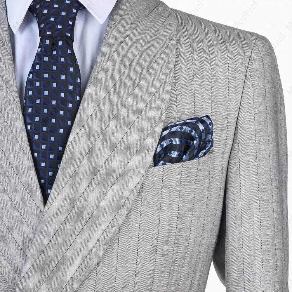Jas Pria Mophiel Abu-Abu Muda  - Men'S Formal Wear For A Wedding ulasan dan harga