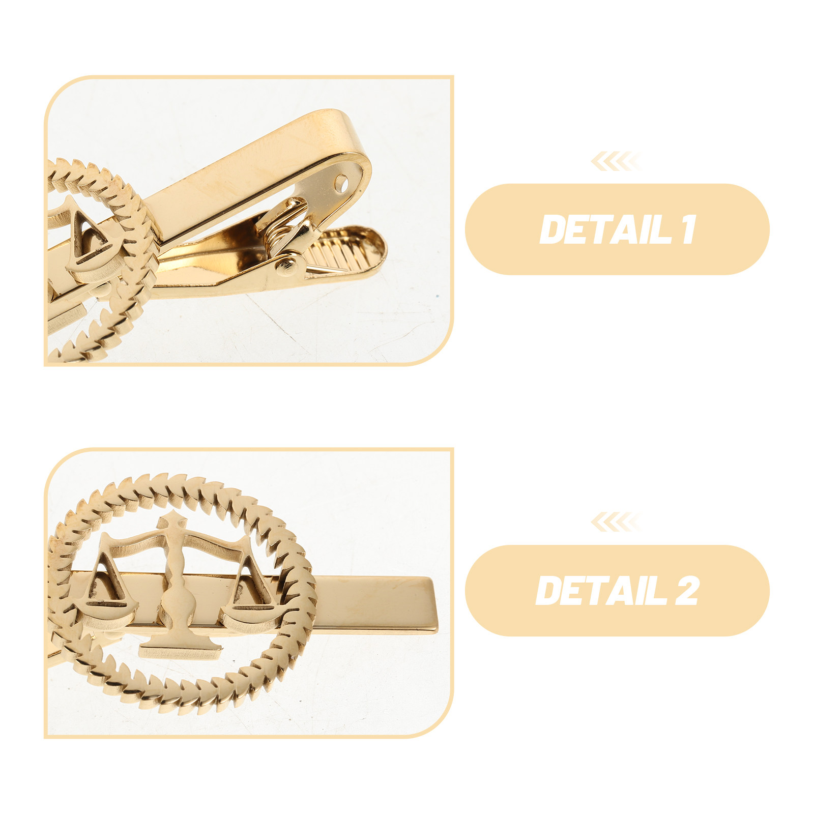 Penjepit Dasi Libra Emas Baja  - Scale - Men Formals & Ethnic Wear ulasan dan harga