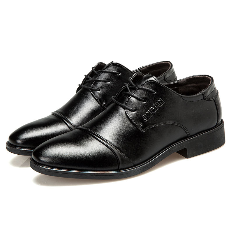 Sepatu Kulit Pria Ukuran Besar - Men Formal Party Wear Dress ulasan dan harga