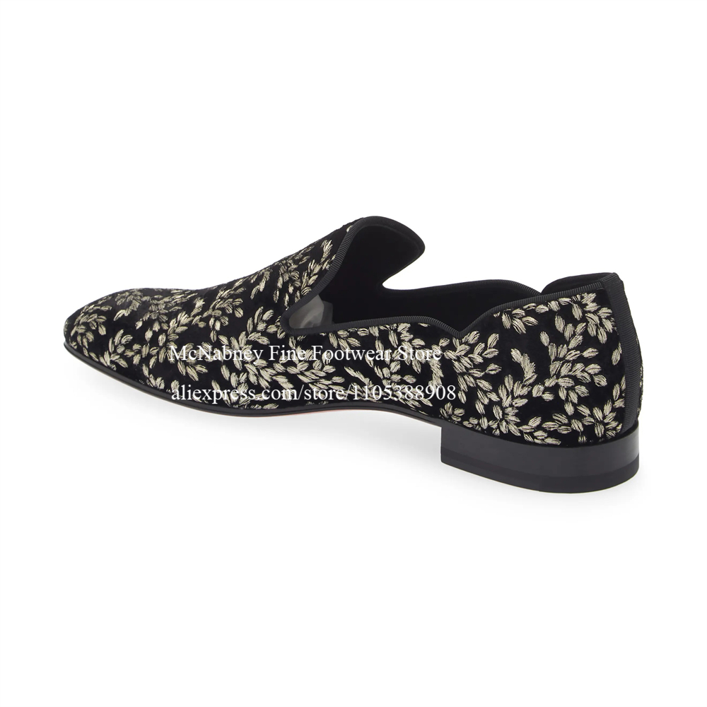Sepatu Slip On Beludru Sutra H - Men Formal Party Wear Dress ulasan dan harga