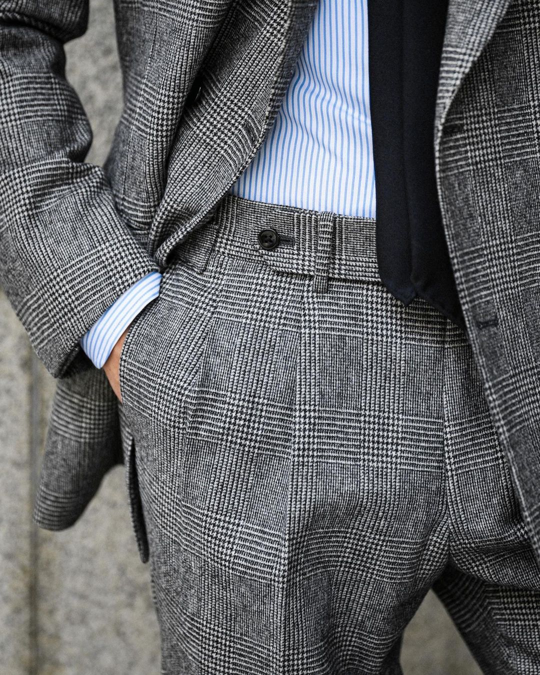 Setelan Pria Kotak-kotak Bisni - Men'S Formal Wear For A Wedding ulasan dan harga