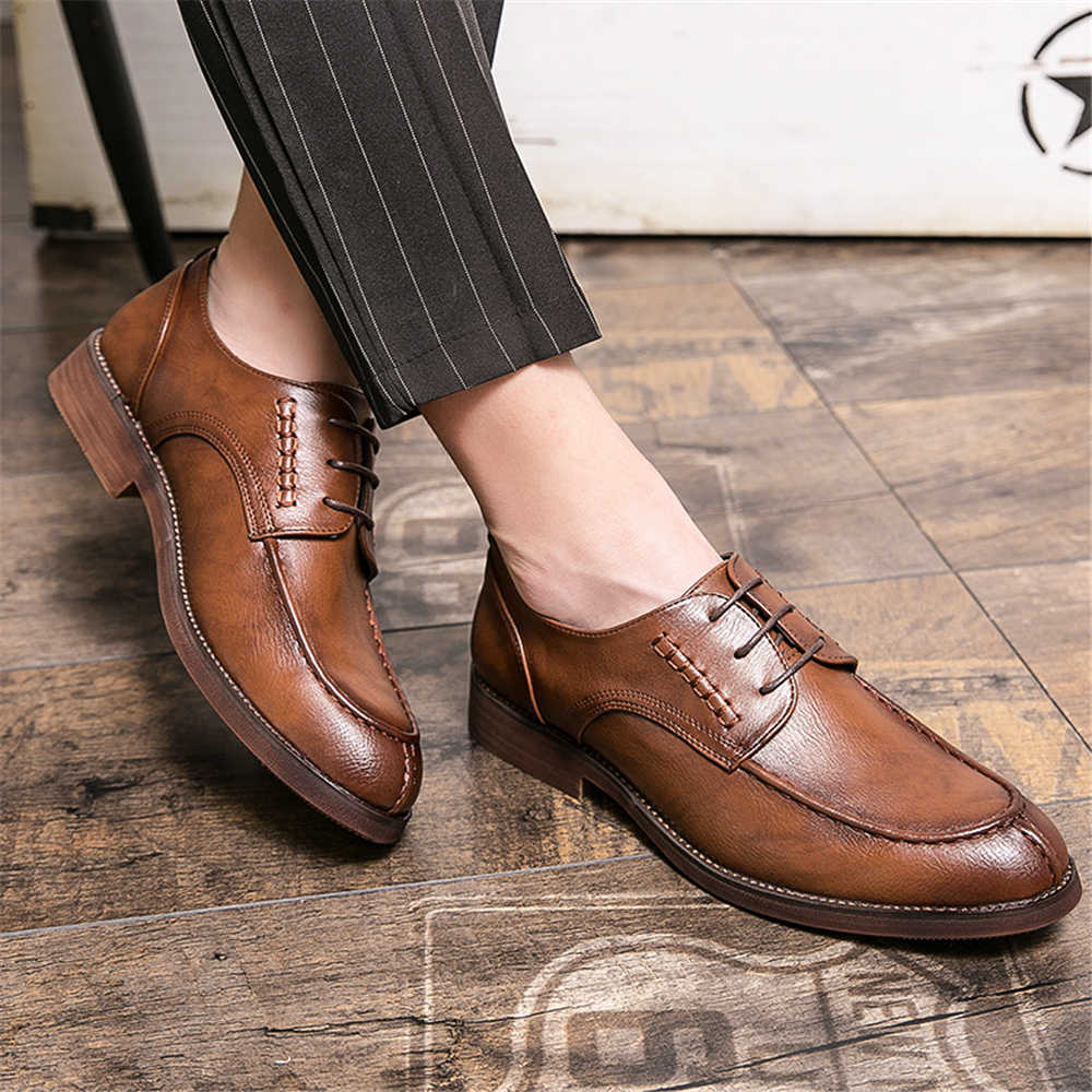 Sepatu Pria Ukuran Besar Anti- - Men Formal Wear Summer ulasan dan harga