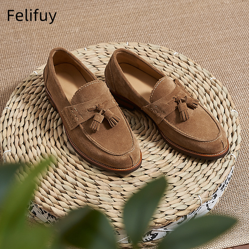 Sepatu Loafer Pria Cokelat Bar - Men Formal Party Wear Dress ulasan dan harga