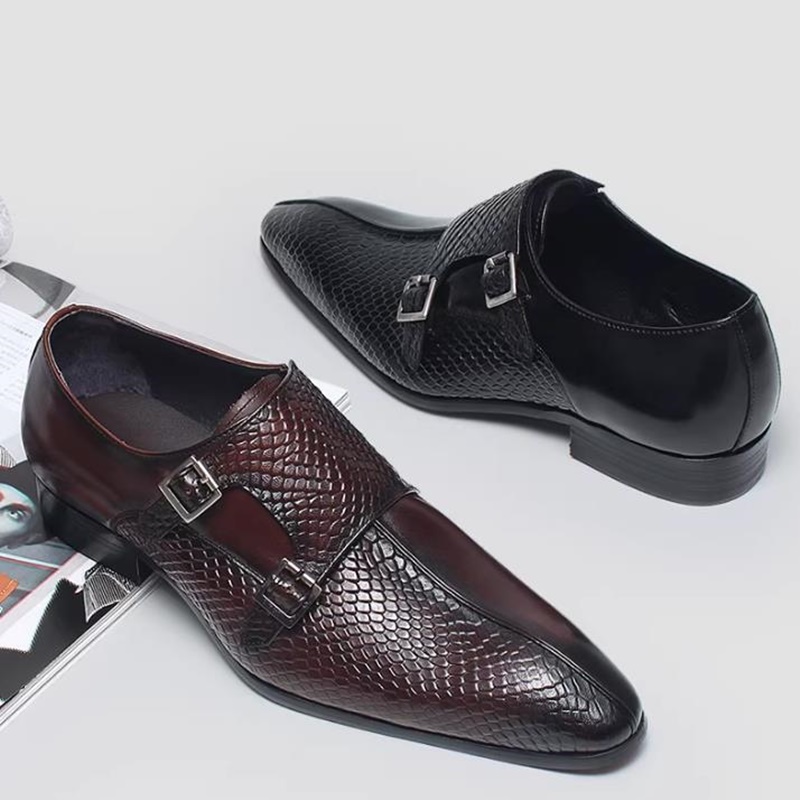 Sepatu Loafer Kulit Pria Model - Scale - Men Formals & Ethnic Wear ulasan dan harga
