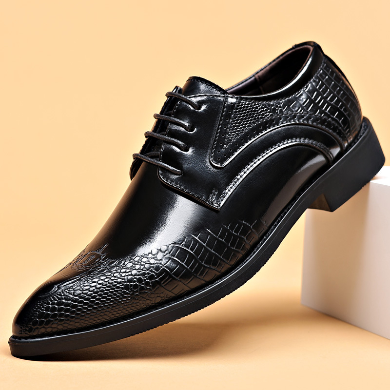 Sepatu Pria Sepatu Brogue Pola - Scale - Men Formals & Ethnic Wear ulasan dan harga