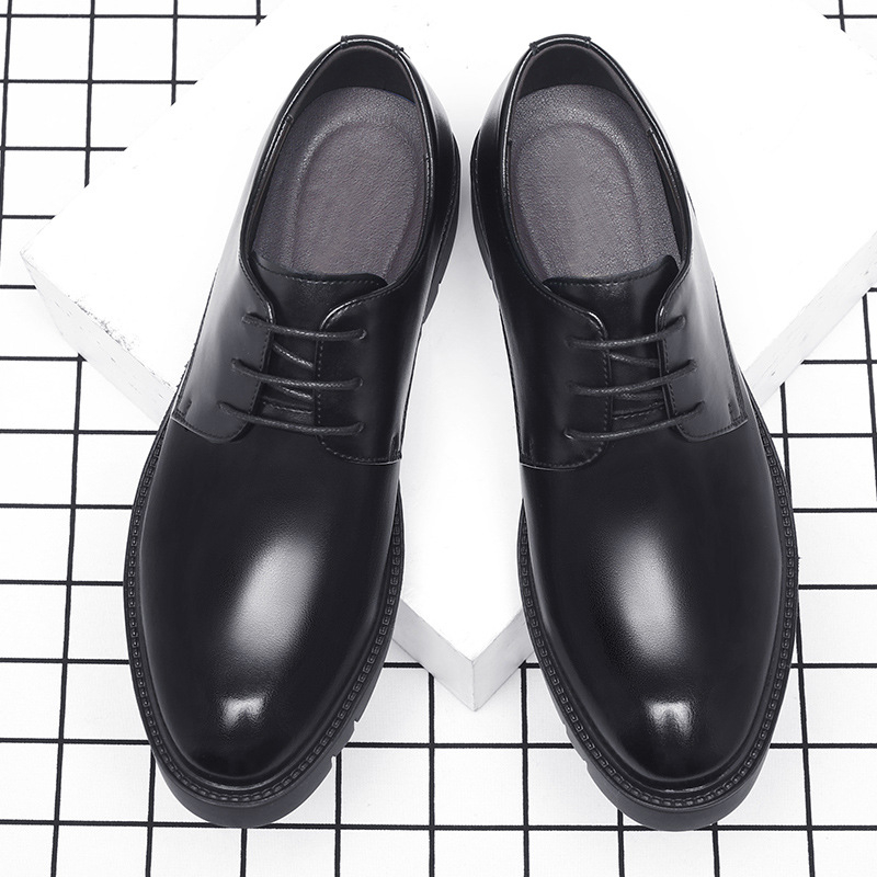 Sepatu Pria Kulit Hitam Model  - Men'S Formal Wear For Office ulasan dan harga