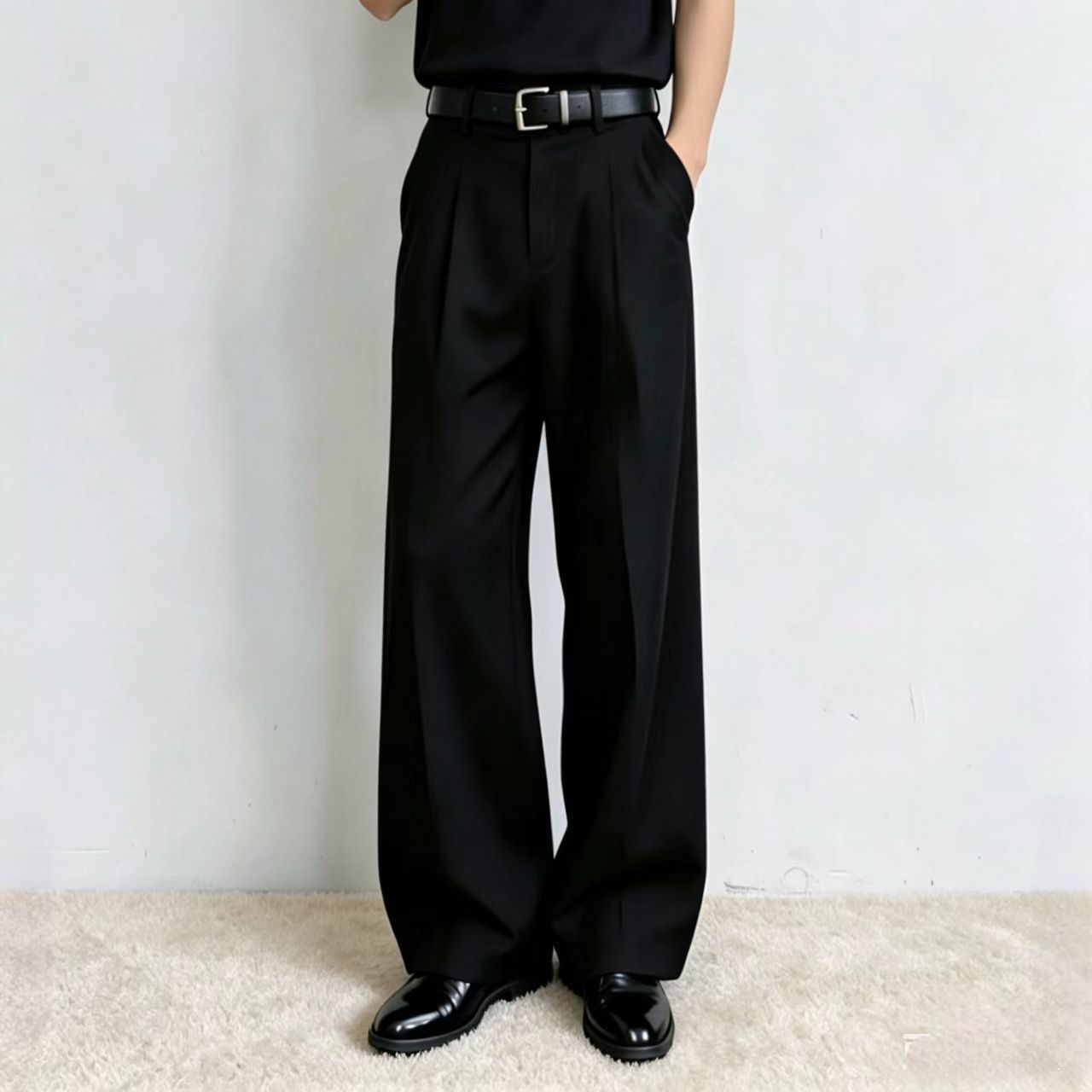 Celana Panjang Pria Tipis Puti - Men Formal Wear Summer ulasan dan harga